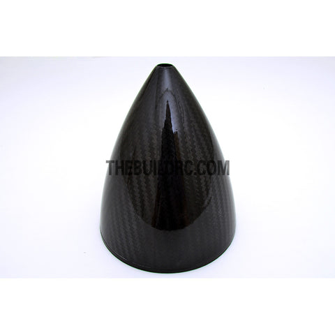 4.25" / 107.95mm Bullet Shape Carbon Fiber Spinner with Backplate (Round)