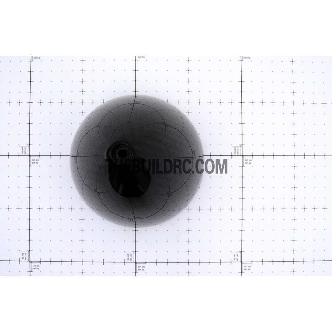 4.75" / 120.65mm Bullet Shape Carbon Fiber Spinner with Backplate (Round)