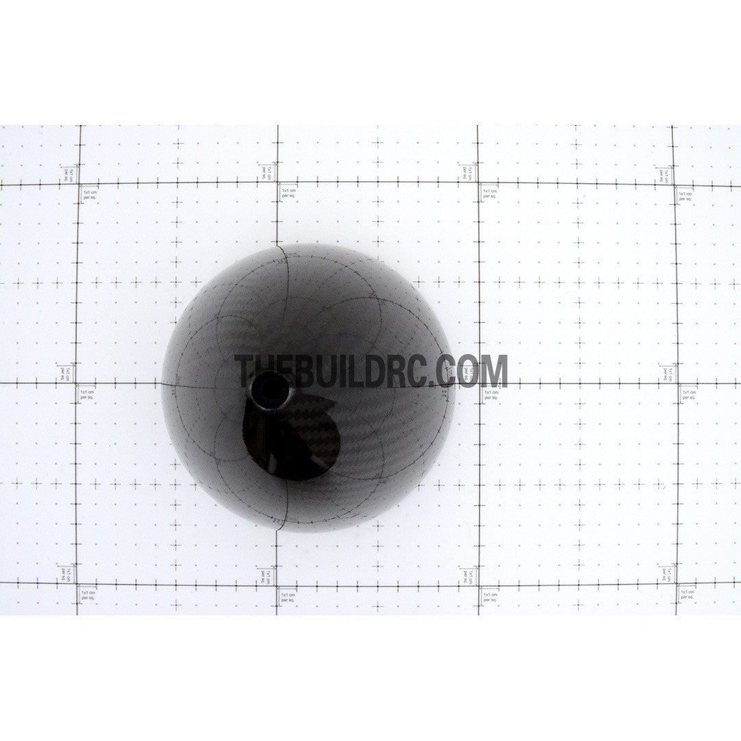 5.5" / 139.7mm Bullet Shape Carbon Fiber Spinner with Backplate (Round)