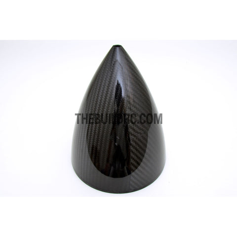 6" / 152.4mm Bullet Shape Carbon Fiber Spinner with Backplate (Round)