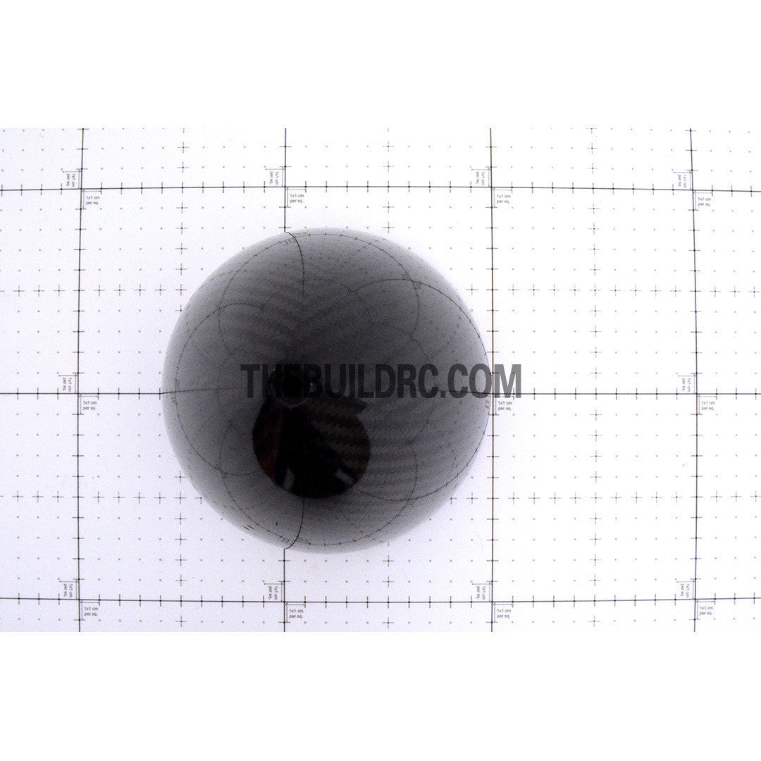 6" / 152.4mm Bullet Shape Carbon Fiber Spinner with Backplate (Round)