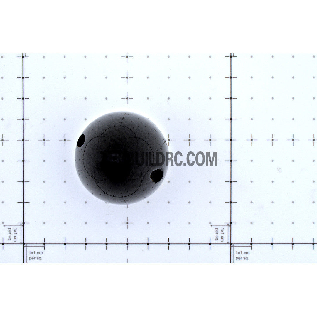 1.75" / 44.45mm Bullet Shape Carbon Fiber Spinner with Aluminium Backplate (Sharp)