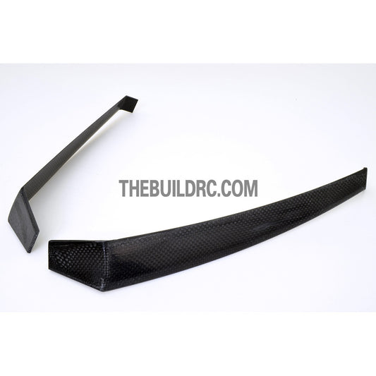 3.7 x 40 x 25 x 215mm Ultra Durable Carbon Fiber Split Landing Gear for F3A 120CC RC Plane