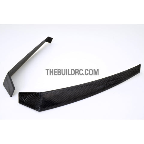 3.7 x 40 x 25 x 215mm Ultra Durable Carbon Fiber Split Landing Gear for F3A 120CC RC Plane