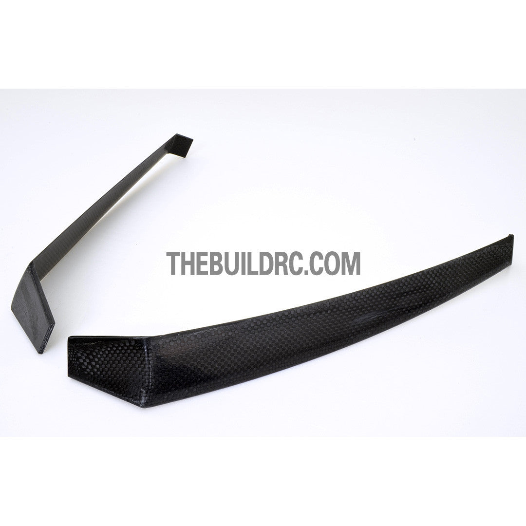 3.7 x 40 x 25 x 215mm Ultra Durable Carbon Fiber Split Landing Gear for F3A 120CC RC Plane