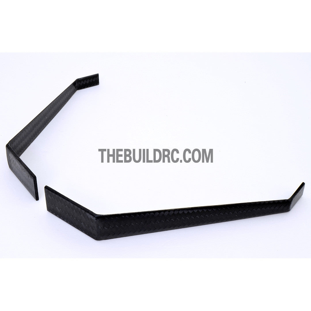 2 x 18 x 40 x 105mm Ultra Durable Carbon Fiber Split Landing Gear for Extra 260 30CC RC Plane