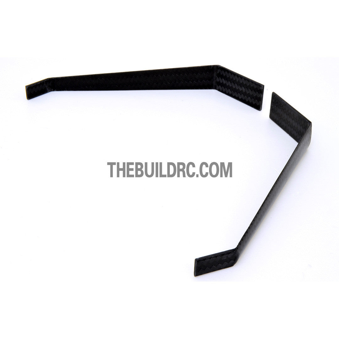2 x 18 x 40 x 105mm Ultra Durable Carbon Fiber Split Landing Gear for Extra 260 30CC RC Plane