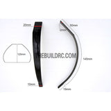 2 x 20 x 50 x 125mm Ultra Durable Carbon Fiber Split Landing Gear for Extra 300 50CC RC Plane