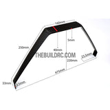 T5 x W40 x L160 x H220 x W475mm Ultra Durable Carbon Fiber Landing Gear for YAK 50CC RC Plane