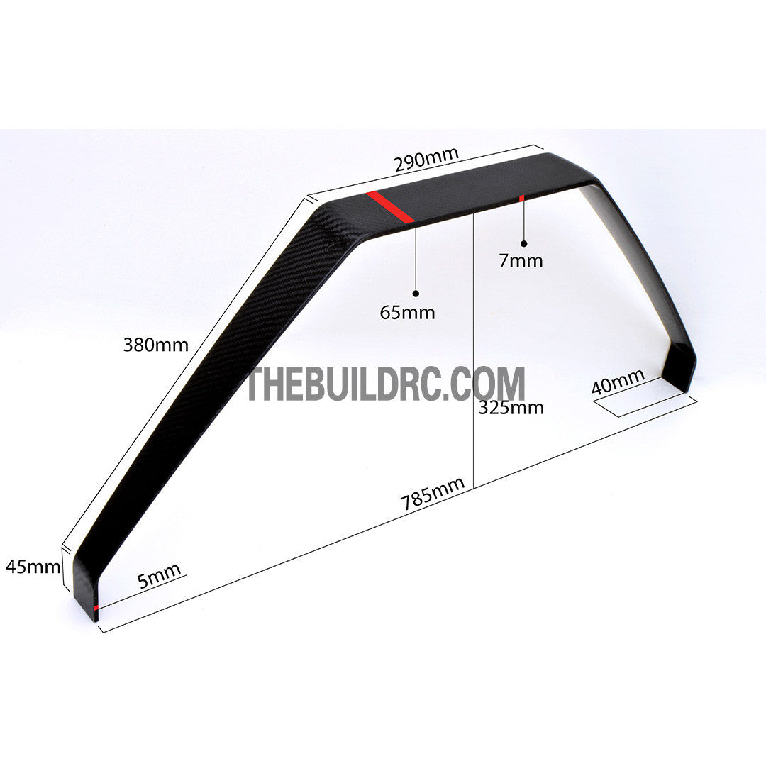 T7 x W65 x L290 x H325 x W785mm Ultra Durable Carbon Fiber Landing Gear for Extra 260 200CC RC Plane