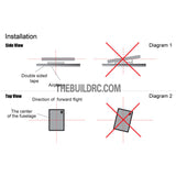 Eurgle RC Airplane Professional 3D Stabilized Flight Control 3 Axis Gyro