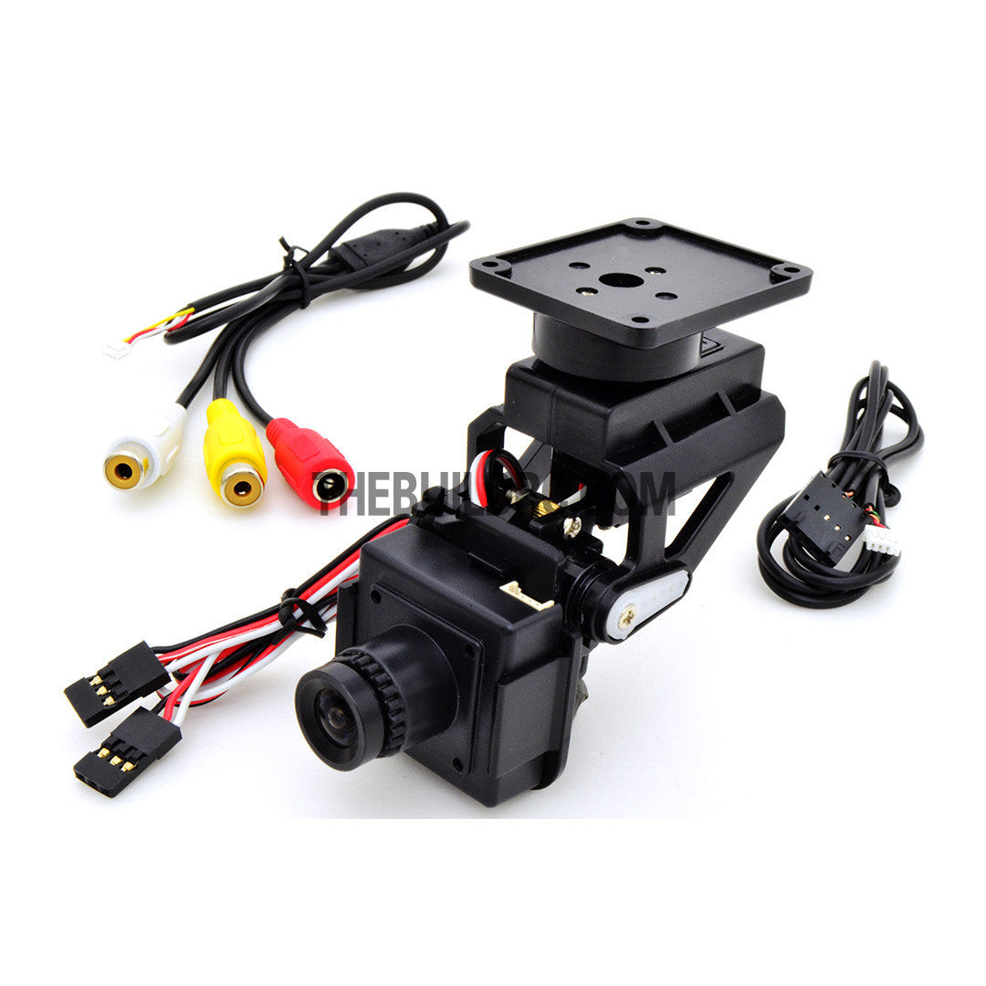 Boscam CM210 Camera with Pan/Tilt for RC FPV - PAL