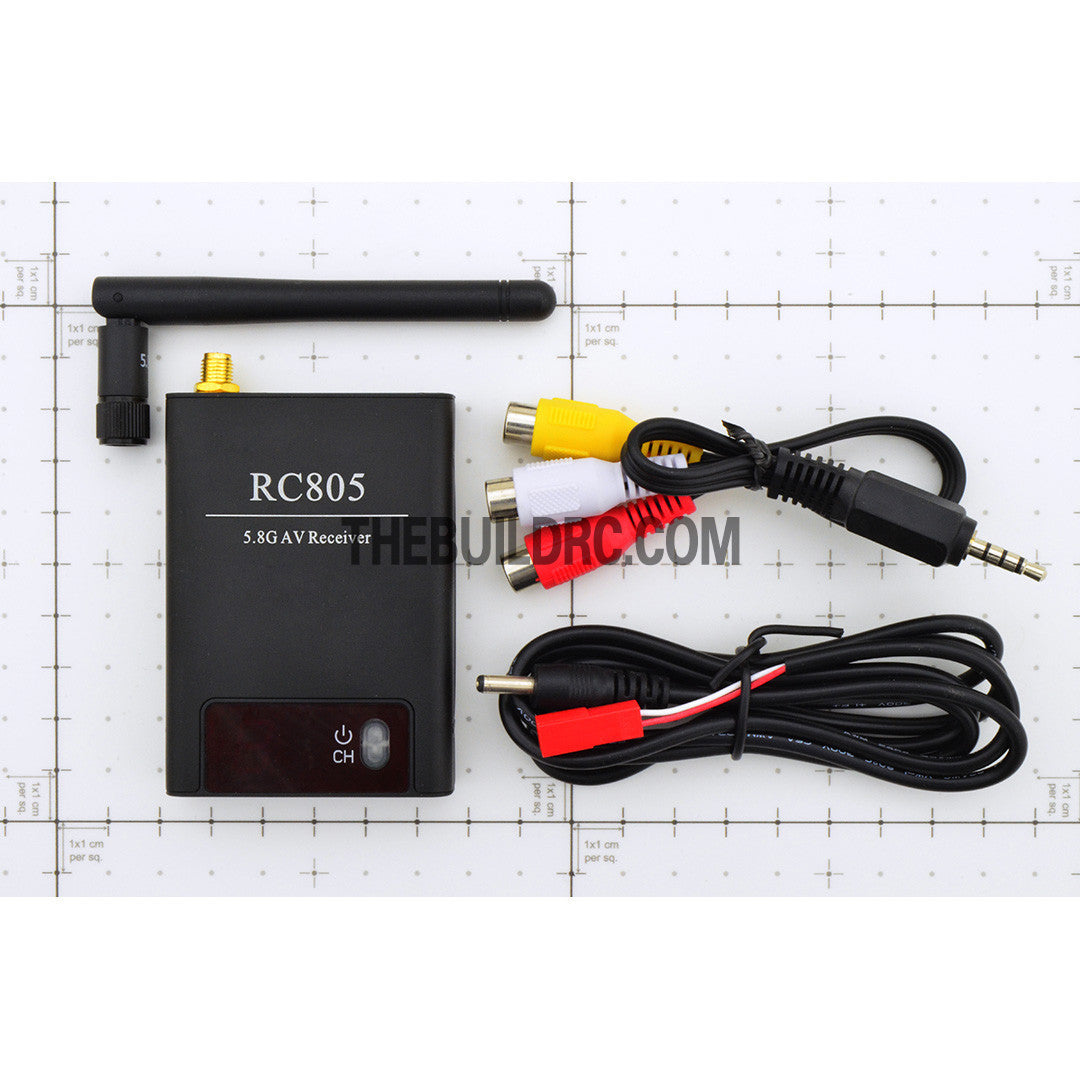 Boscam RC805 5.8Ghz 8 Channel AV Receiver Rx with LED Indicator