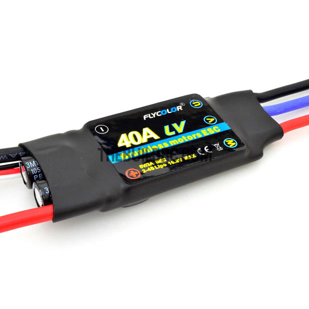 FlyColor 40A 2-4S SBEC:5.5V/3A Brushless Motor Programmable ESC for RC Plane / Glider / Helicopter