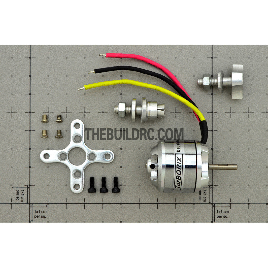 [Discotinue] Turborix RC Plane / 450 Helicopter 3200kv (rpm/v) D2830 Outrunner BL Brushless Motor