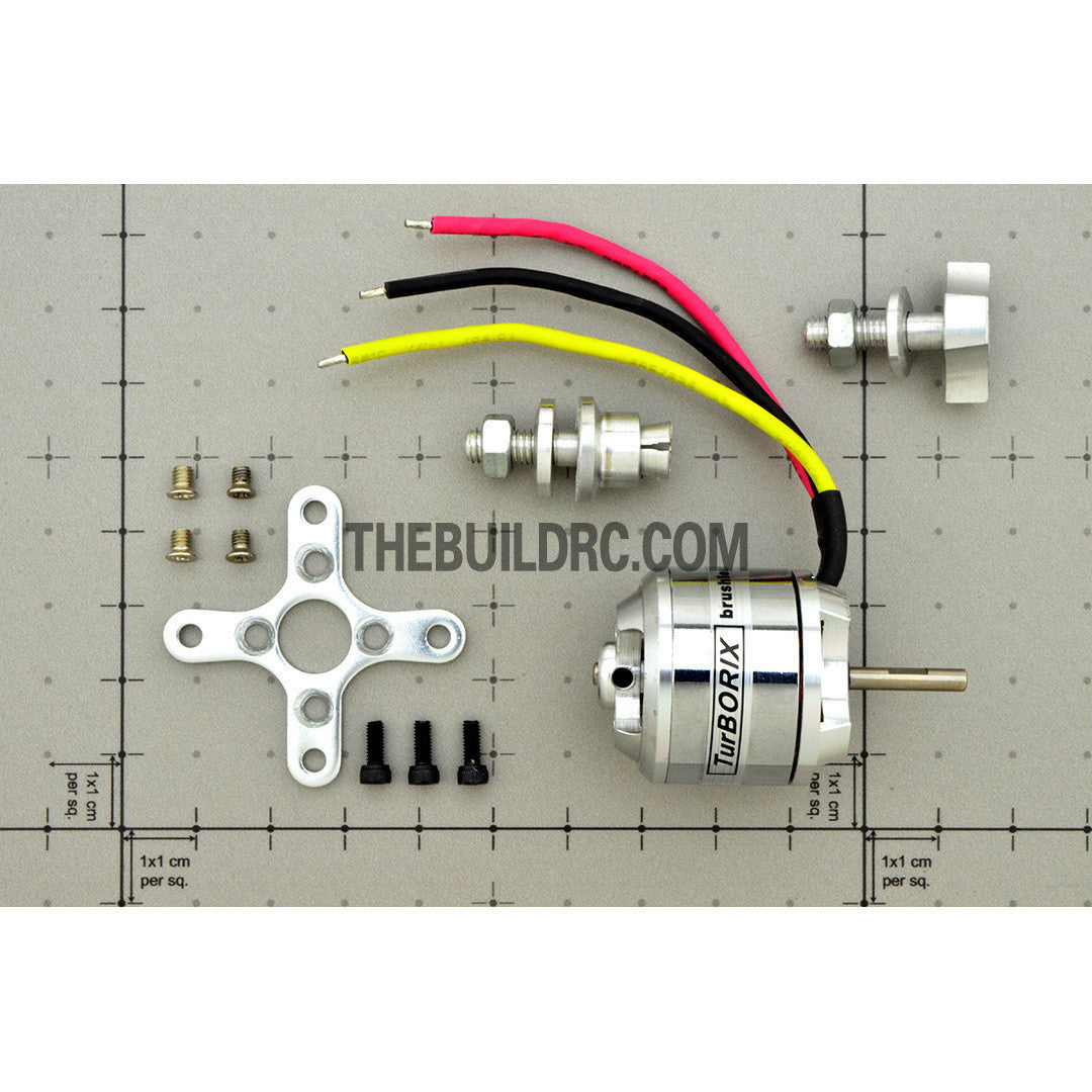 [Discotinue] Turborix RC Plane / 450 Helicopter 3200kv (rpm/v) D2830 Outrunner BL Brushless Motor