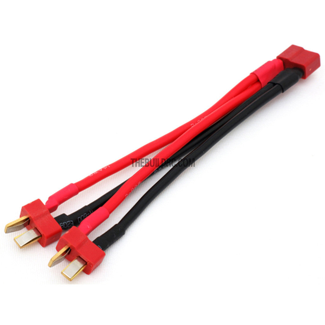 Deans T-Plug Ultra Plug Battery Connector Cable in Parallel (5pcs/set)
