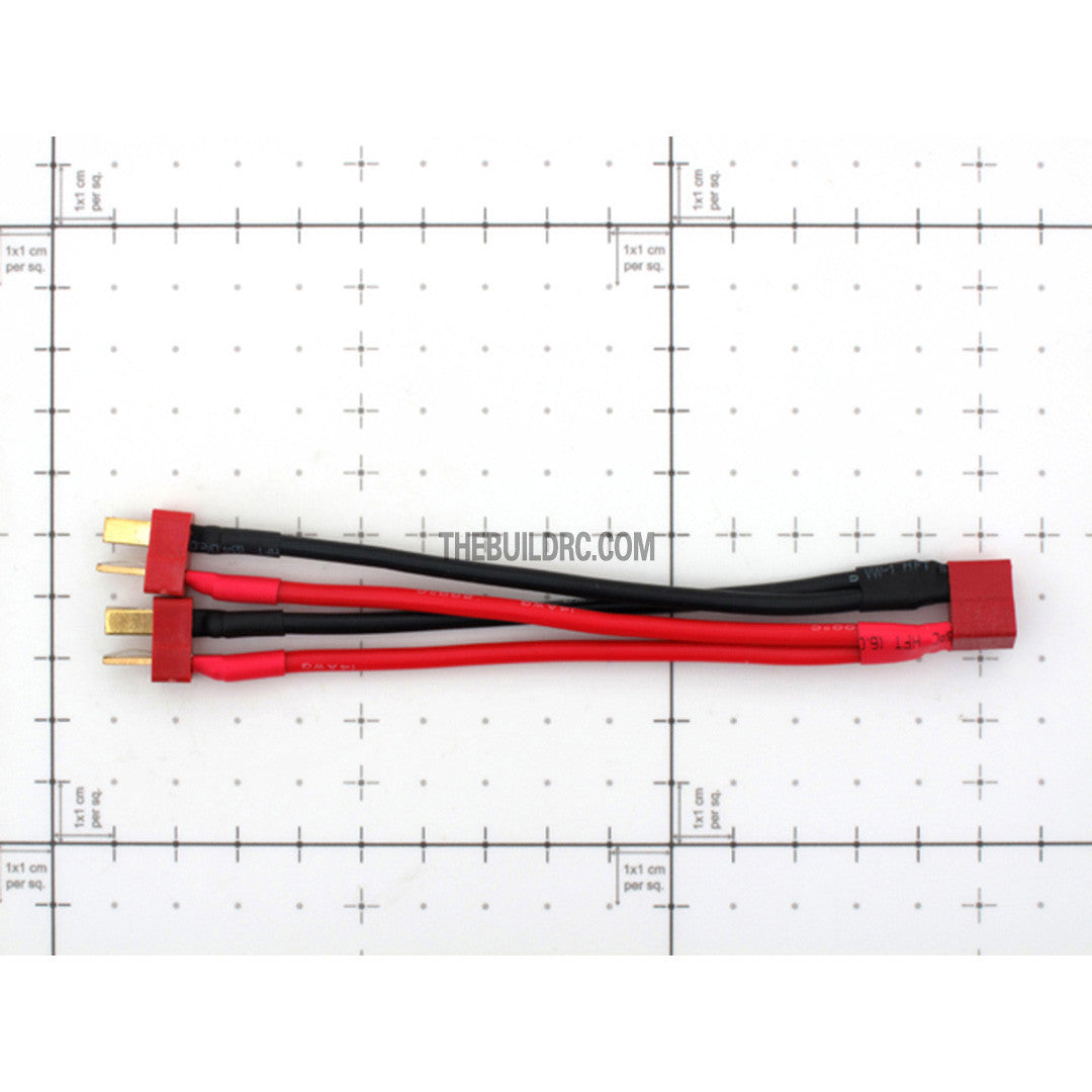Deans T-Plug Ultra Plug Battery Connector Cable in Parallel (5pcs/set)