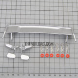 1/10 RC Car Body Rear Spoiler & Side Mirror Set (Silver)
