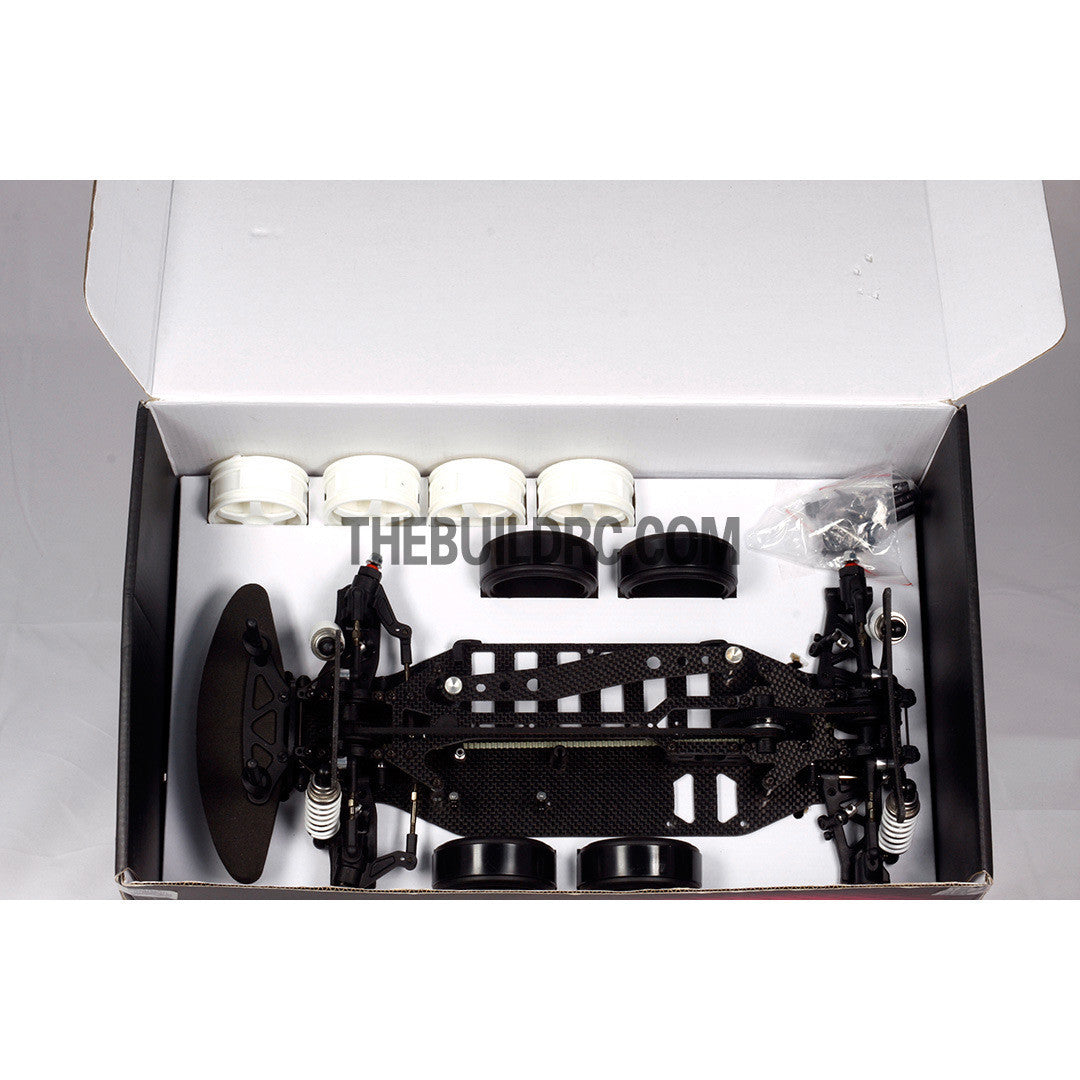 1/10 RC EP XR 4WD On-Road Belt Drive Racing Car Carbon Fiber Chassis