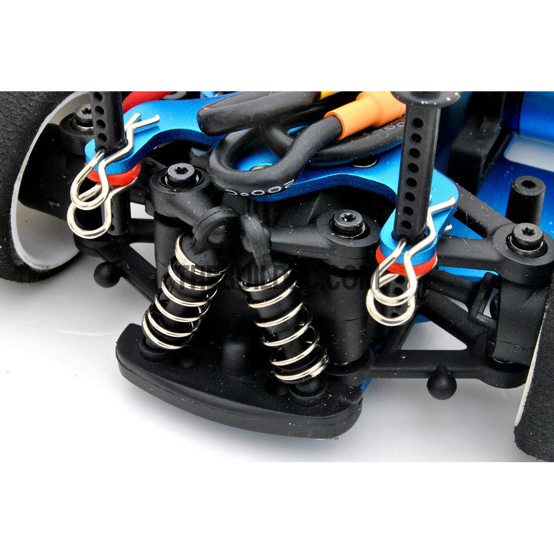 1/18 RC EP XR 4WD On-Road Belt Drive Racing Car Aluminum Chassis - Blue