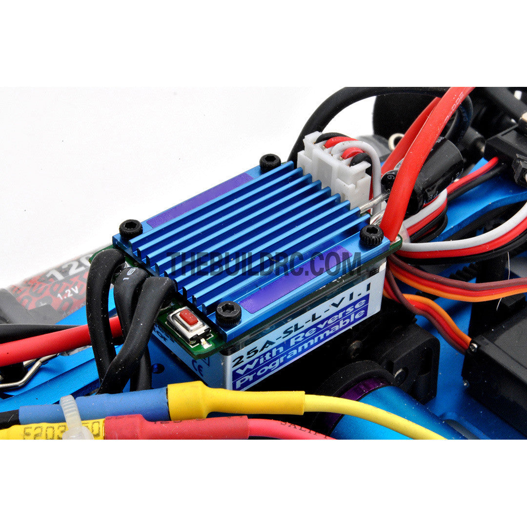 1/18 RC EP XR 4WD On-Road Belt Drive Racing Car Aluminum Chassis - Blue