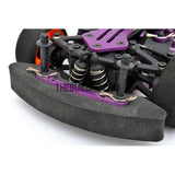 1/18 RC EP XR 4WD On-Road Belt Drive Racing Car Aluminum Chassis - Purple
