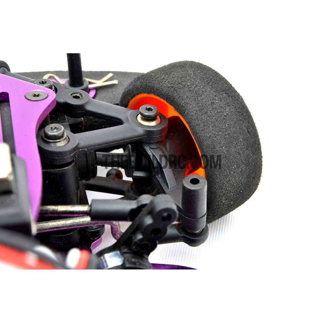 1/18 RC EP XR 4WD On-Road Belt Drive Racing Car Aluminum Chassis - Purple