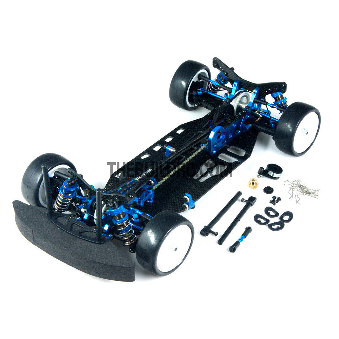 1/10 RC EP TMY 4WD On-Road Belt Drive Racing Car Carbon Fiber Chassis