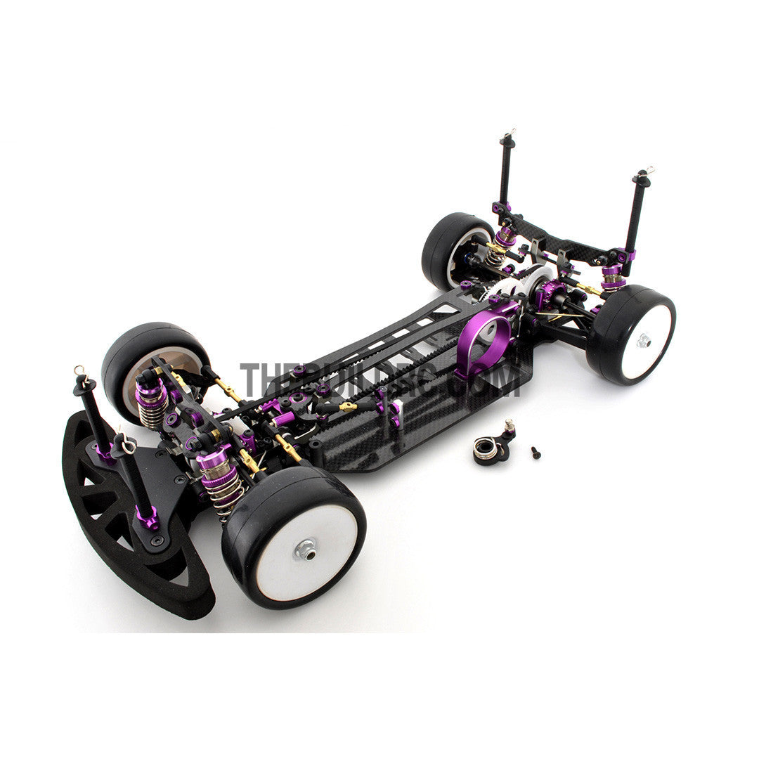 1/10 RC EP High Performance Mi4 Touring Car Carbon Fiber Chassis (Belt-Drive)
