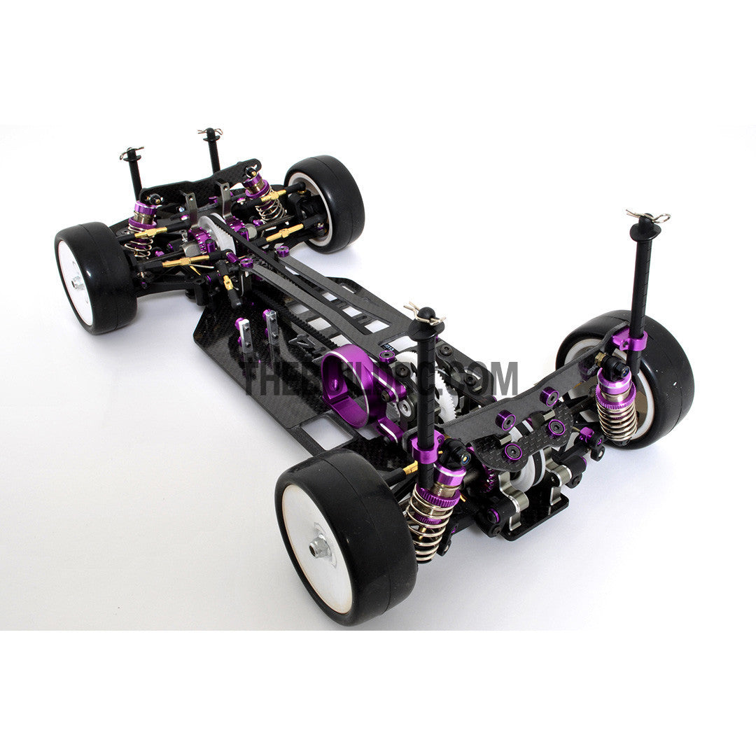 1/10 RC EP High Performance Mi4 Touring Car Carbon Fiber Chassis (Belt-Drive)