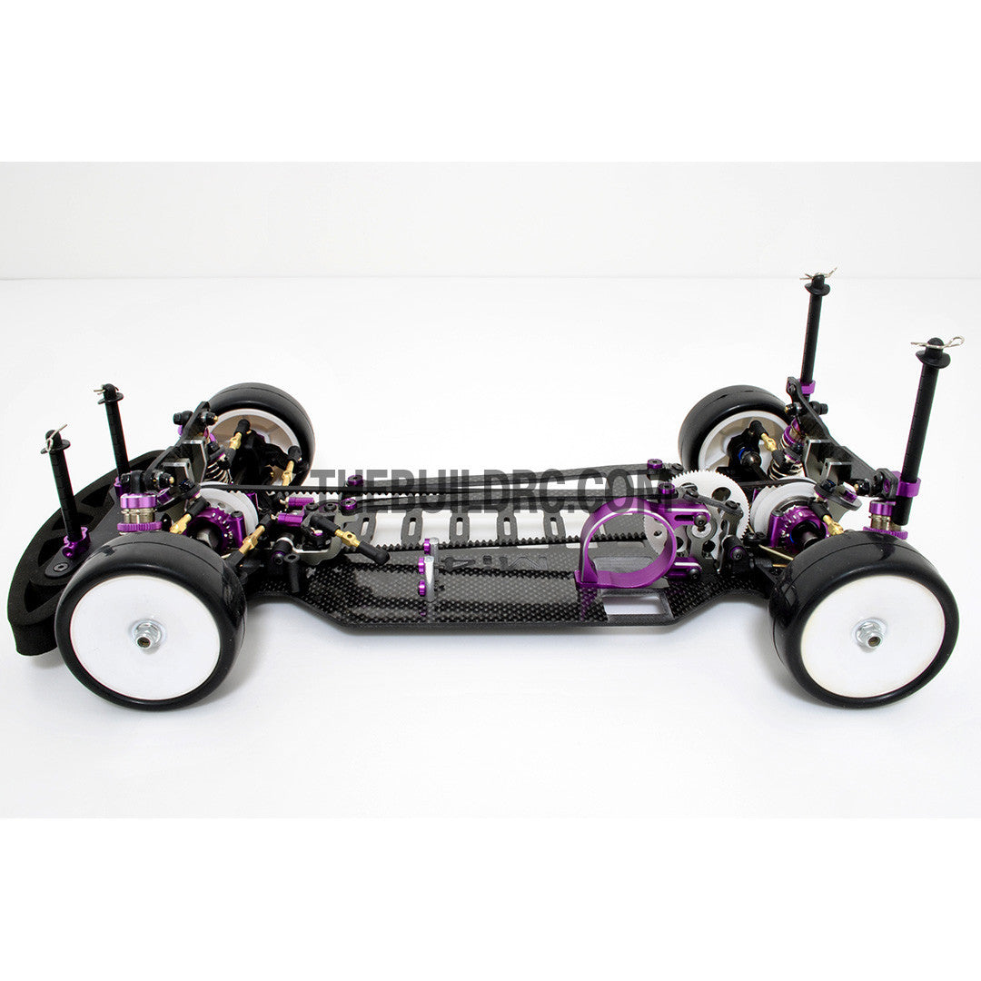 1/10 RC EP High Performance Mi4 Touring Car Carbon Fiber Chassis (Belt-Drive)