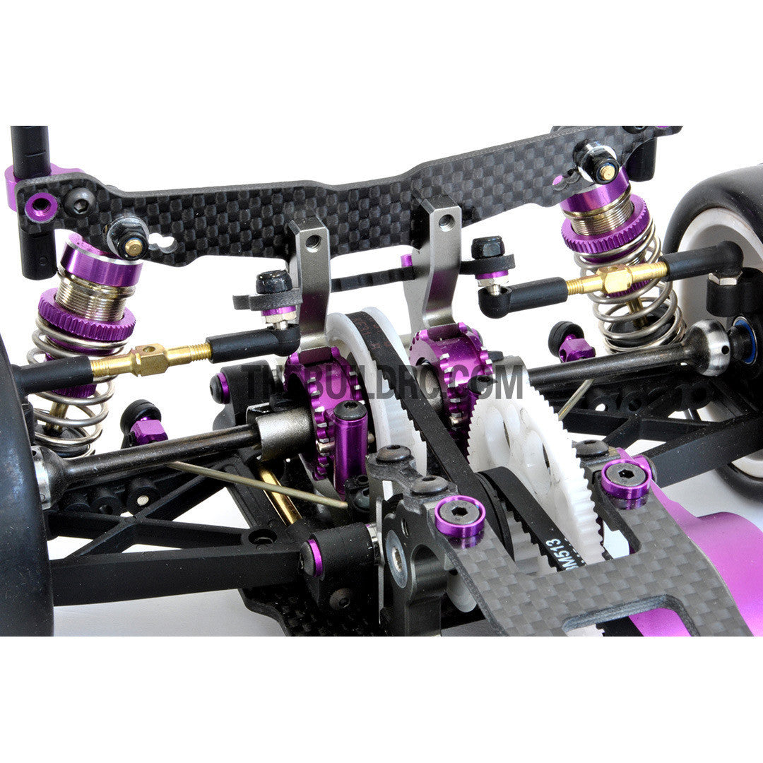 1/10 RC EP High Performance Mi4 Touring Car Carbon Fiber Chassis (Belt-Drive)