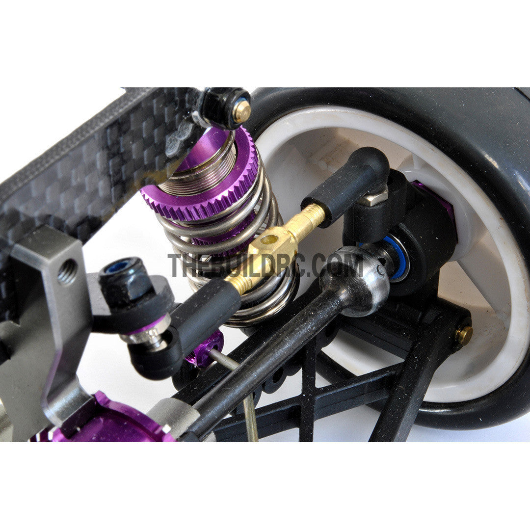 1/10 RC EP High Performance Mi4 Touring Car Carbon Fiber Chassis (Belt-Drive)