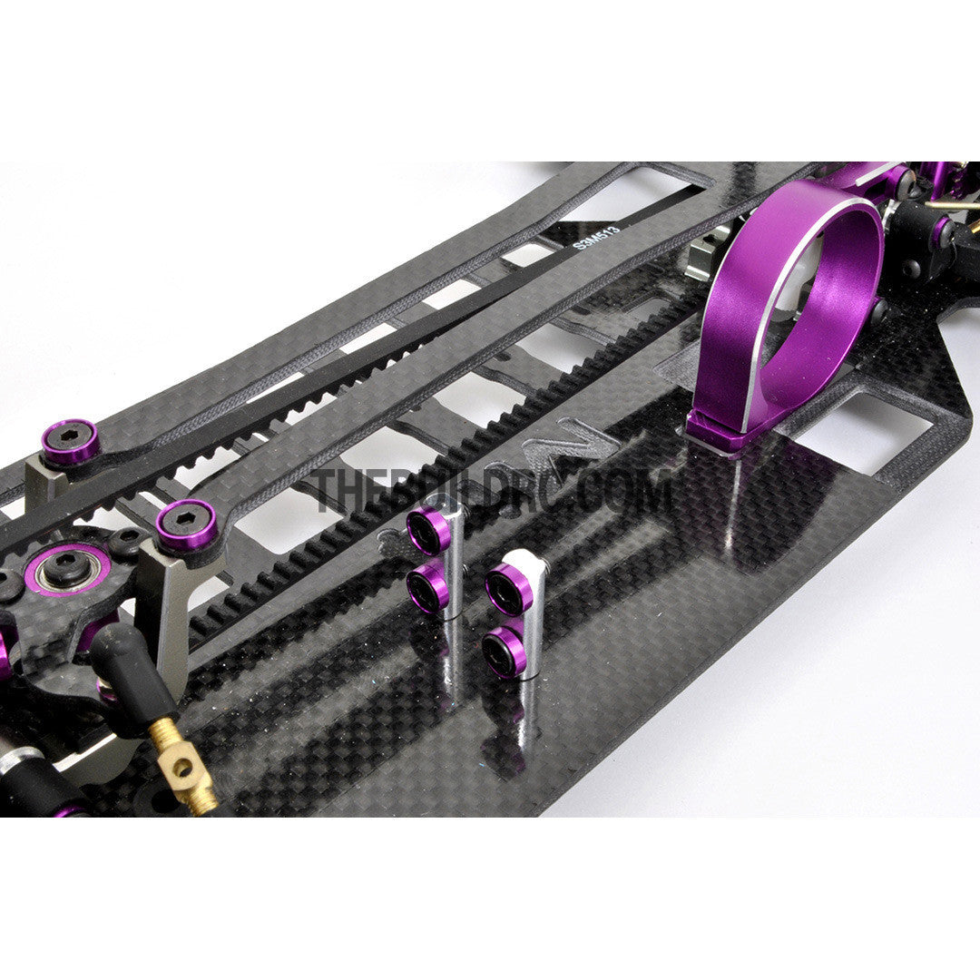1/10 RC EP High Performance Mi4 Touring Car Carbon Fiber Chassis (Belt-Drive)