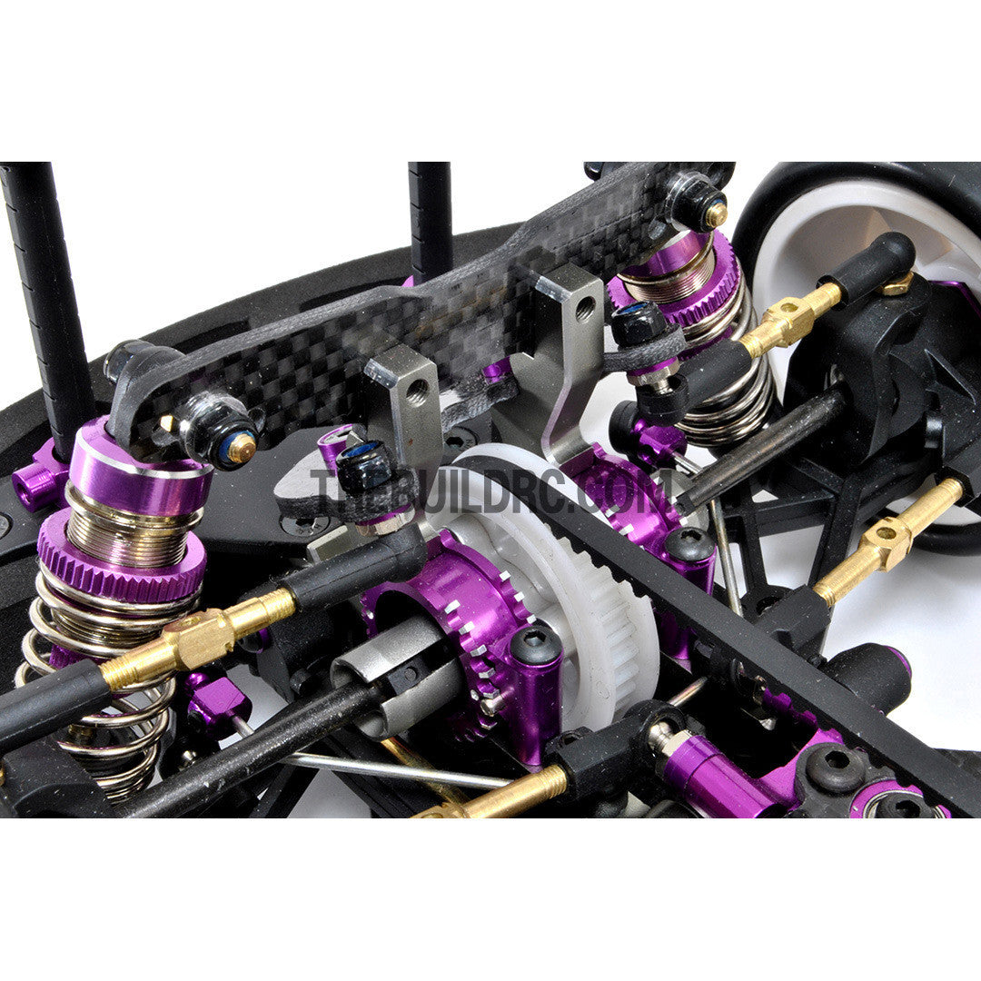 1/10 RC EP High Performance Mi4 Touring Car Carbon Fiber Chassis (Belt-Drive)