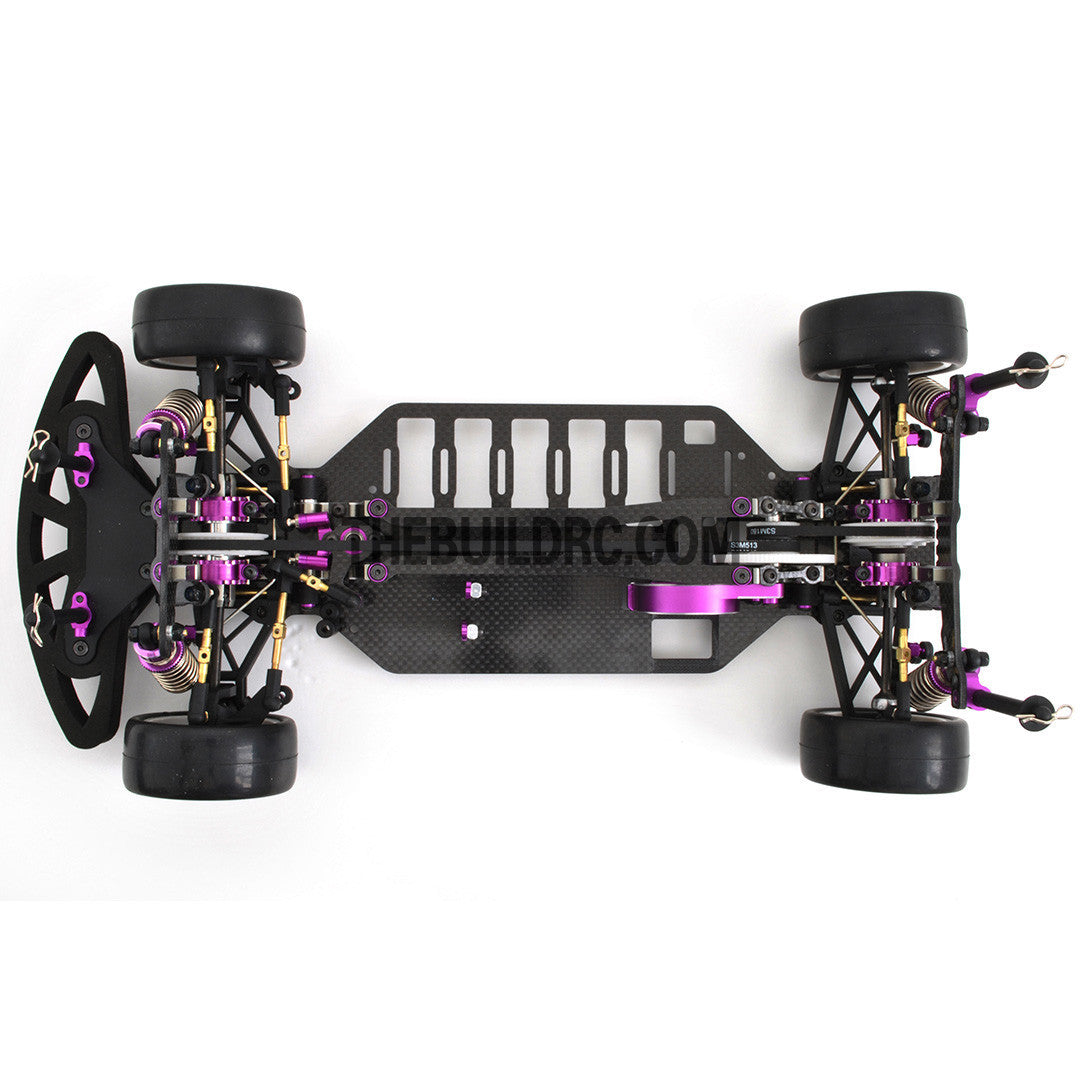 1/10 RC EP High Performance Mi4 Touring Car Carbon Fiber Chassis (Belt-Drive)
