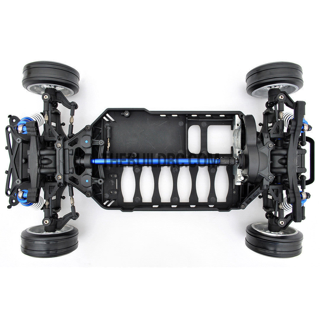 1/10 RC YKM Type C EP Shaft Drive Drift Car Chassis Kit - Blue