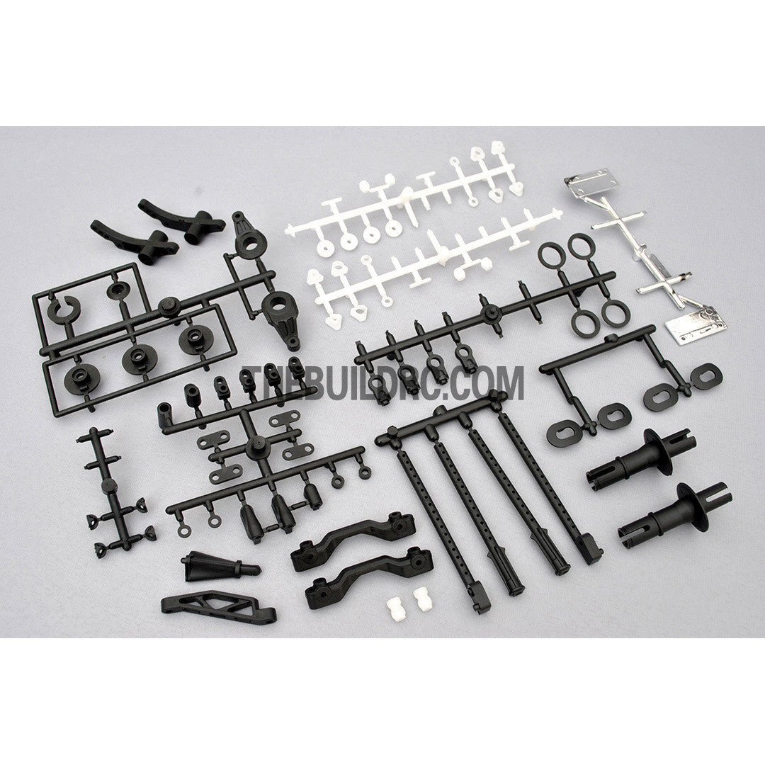 1/10 RC YKM Type C SD EP Shaft Drive Drift Car Chassis Kit - Pink