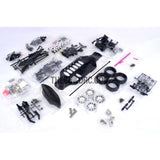 1/10 RC YKM Type C SD EP Shaft Drive Drift Car Chassis Kit - Purple
