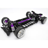 1/10 RC YKM Type C SD EP Shaft Drive Drift Car Chassis Kit - Purple