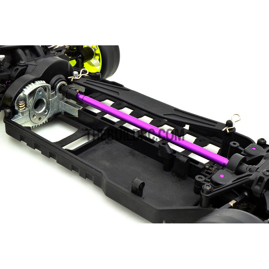 1/10 RC YKM Type C SD EP Shaft Drive Drift Car Assembled Chassis - Purple