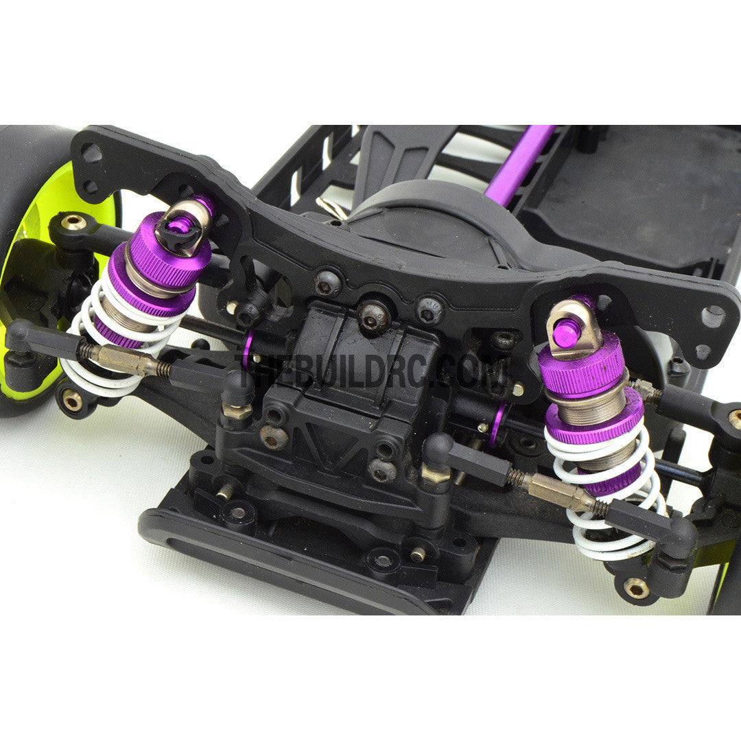 1/10 RC YKM Type C SD EP Shaft Drive Drift Car Assembled Chassis - Purple