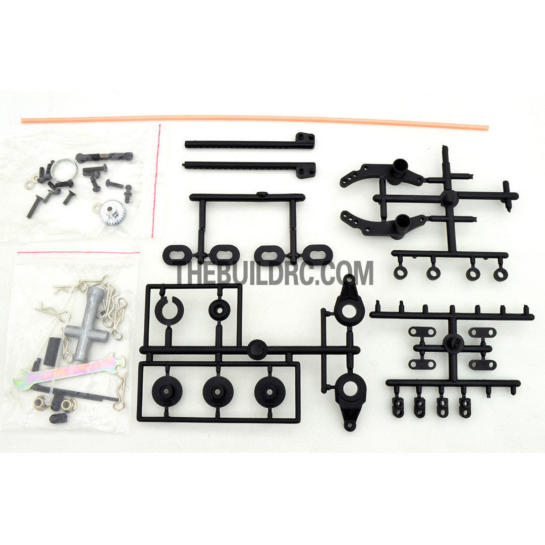 1/10 RC YKM Type C SD EP Shaft Drive Drift Car Assembled Chassis - Purple