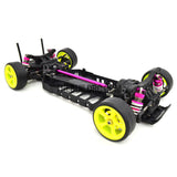 1/10 RC YKM Type C SD EP Shaft Drive Drift Car Assembled Chassis - Pink