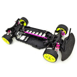 1/10 RC YKM Type C SD EP Shaft Drive Drift Car Assembled Chassis - Pink