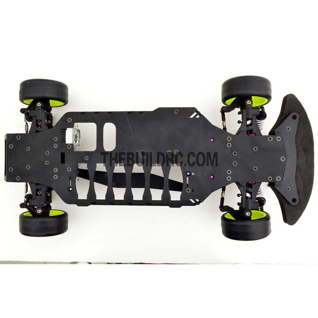 1/10 RC YKM Type C SD EP Shaft Drive Drift Car Assembled Chassis - Pink