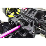 1/10 RC YKM Type C SD EP Shaft Drive Drift Car Assembled Chassis - Pink