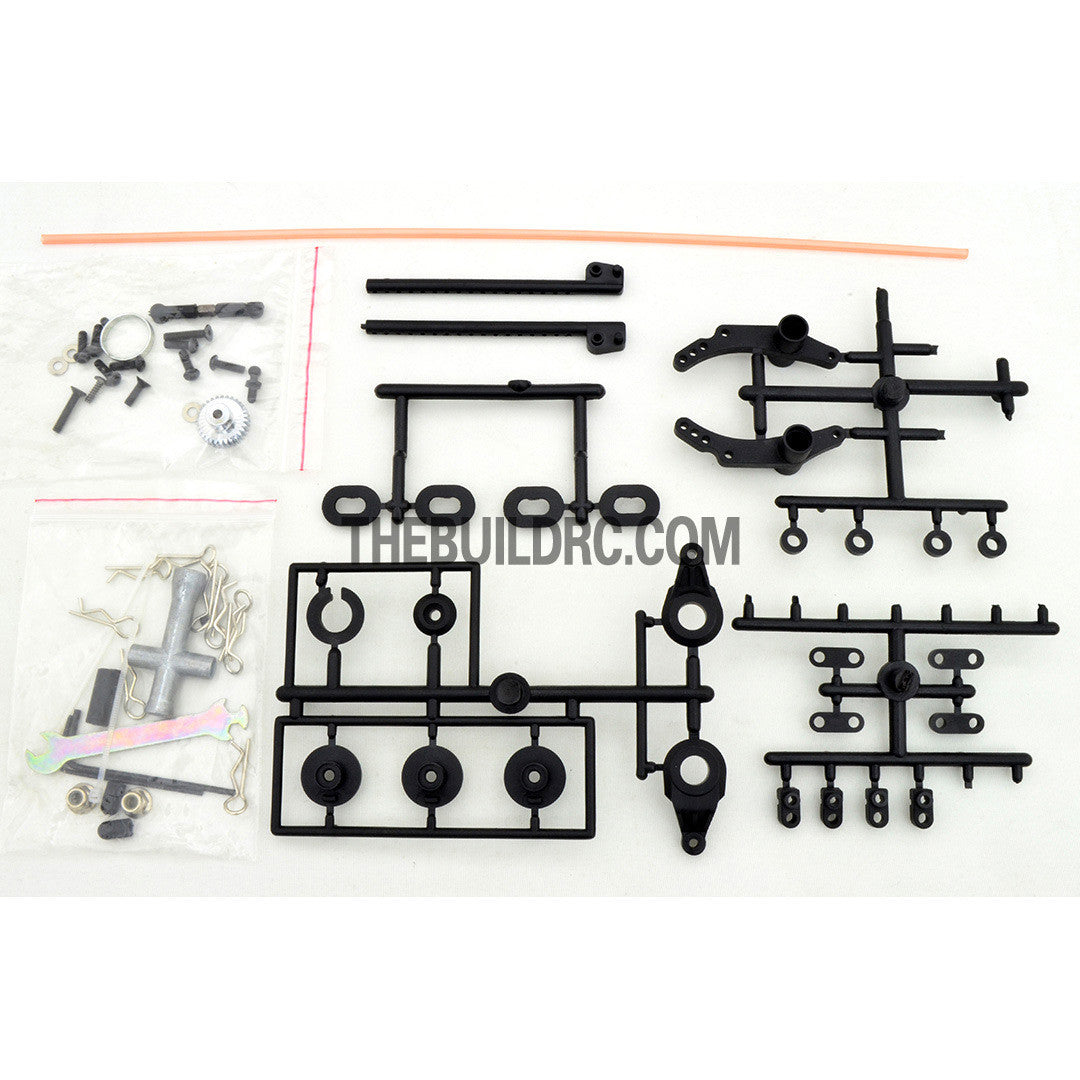 1/10 RC YKM Type C SD EP Shaft Drive Drift Car Assembled Chassis - Pink