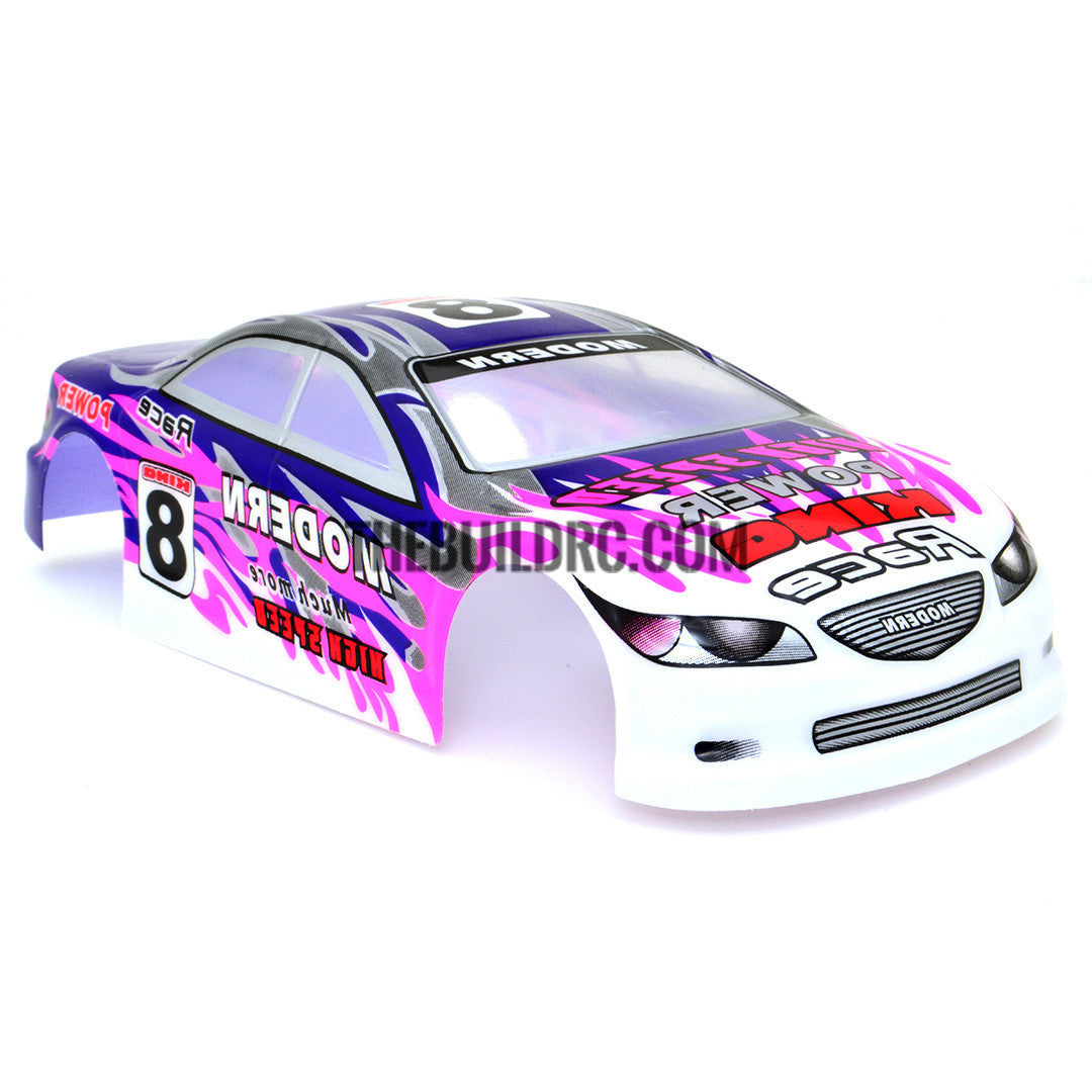 1/18 Lexus Analog Painted RC Car Body with Rear Spoiler (Purple/Blue)